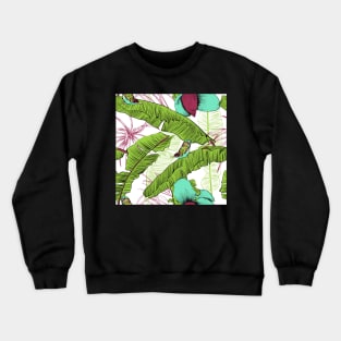 Seamless floral background with petunia Crewneck Sweatshirt